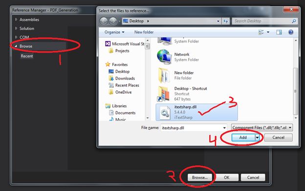 Adding DLL Reference